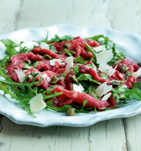 Beef Carpaccio with Mustard Dressing (version 2)