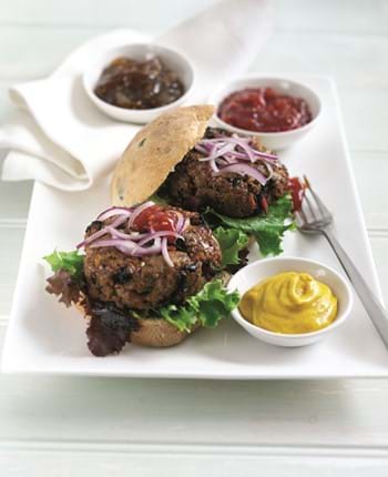 Veal Burgers with Pesto